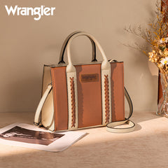Wrangler Whipstitch Crossbody Tote Bag