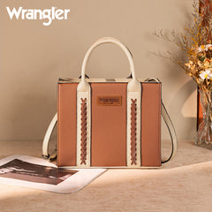 Wrangler Whipstitch Crossbody Tote Bag