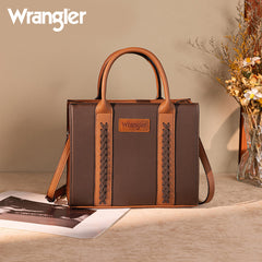 Wrangler Whipstitch Crossbody Tote Bag