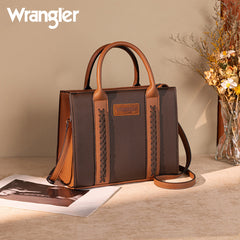 Wrangler Whipstitch Crossbody Tote Bag