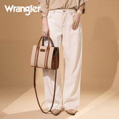 Wrangler Whipstitch Crossbody Tote Bag