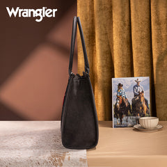 Wrangler Vintage Tooled Aztec Pattern Print Concealed Carry Large Tote