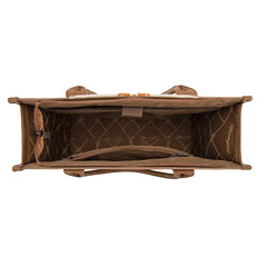 Wrangler Vintage Tooled Aztec Pattern Print Concealed Carry Large Tote