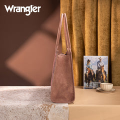 Wrangler Vintage Tooled Aztec Pattern Print Concealed Carry Large Tote