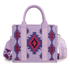 Wrangler Aztec Pattern Dual Sided Print Tote