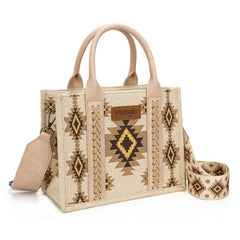 Wrangler Aztec Pattern Dual Sided Print Tote