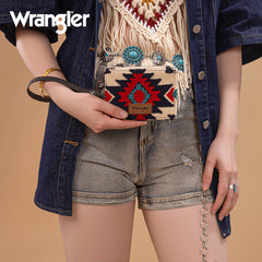 Wrangler Aztec Print Card Wallet