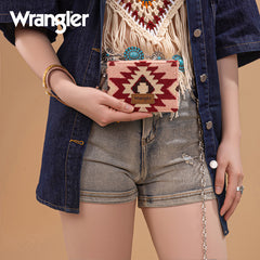 Wrangler Aztec Print Card Wallet