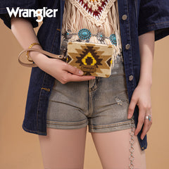 Wrangler Aztec Print Card Wallet