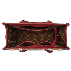 Wrangler Sherpa Aztec Canvas Tote Bag