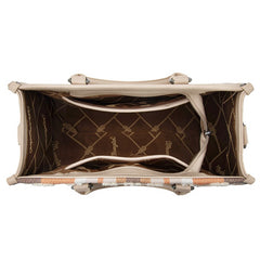 Wrangler Sherpa Aztec Canvas Tote Bag