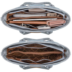 Wrangler Woven Tooled Grid Panel Crossbody Bag