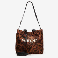 Wrangler Leopard Print Tote Bag