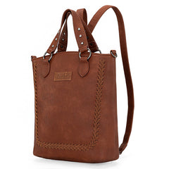 WG94G-9110 Wrangler Tote Convertible Backpack/Crossbody Bag - Brown