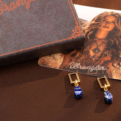 Wrangler Gold Plated Minimalist Pendant Jewelry Sets