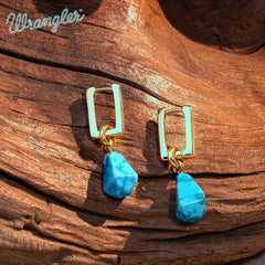 Wrangler Gold Plated Minimalist Pendant Jewelry Sets