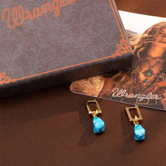 Wrangler Gold Plated Minimalist Pendant Jewelry Sets