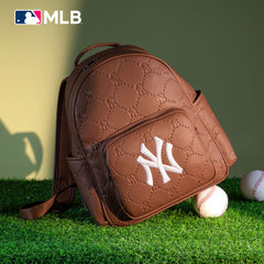 MLB New York Yankees Backpack-Brown