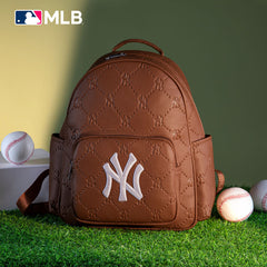 MLB New York Yankees Backpack-Brown