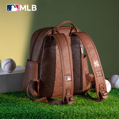 MLB New York Yankees Backpack-Brown