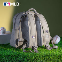 MLB New York Yankees Backpack-Grey
