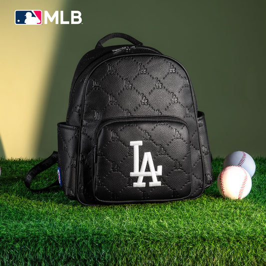 MLB Los Angeles Dodgers Sports Baseball Backpack-Black