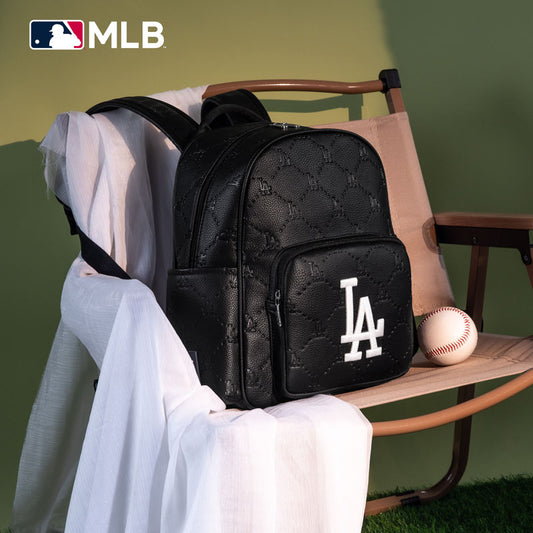 MLB Los Angeles Dodgers Sports Baseball Backpack-Black