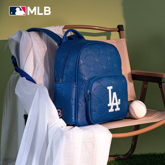 MLB Los Angeles Dodgers Sports Baseball Backpack-Blue