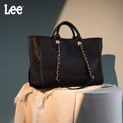 LEE Top Handle/Chain Strap Wide Tote