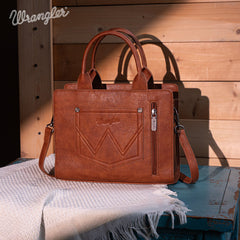 Wrangler Embroidered Boot Scroll Crossbody Purse