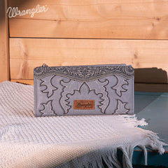 Wrangler Embroidered Boot Scroll Crossbody Purse