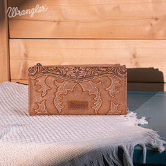 Wrangler Embroidered Boot Scroll Crossbody Purse