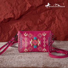 Montana West Embroidered Collection Clutch/Crossbody