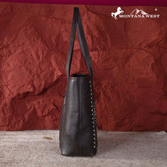 Montana West Aztec Embroidered Collection Concealed Carry Tote