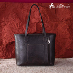 Montana West Aztec Embroidered Collection Concealed Carry Tote