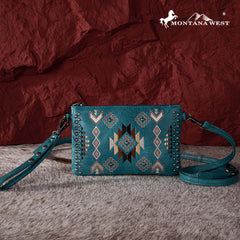 Montana West Embroidered Collection Clutch/Crossbody