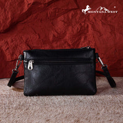 Montana West Embroidered Collection Clutch/Crossbody