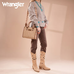 Wrangler Aztec Print Tote/Crossbody