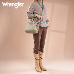 Wrangler Aztec Print Tote/Crossbody