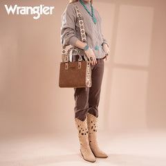 Wrangler Aztec Print Tote/Crossbody