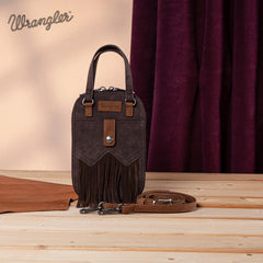 Wrangler Fringe Western Mini Crossbody Bag