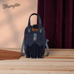 Wrangler Fringe Western Mini Crossbody Bag
