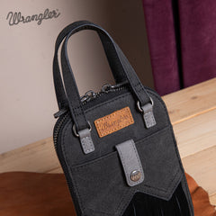 Wrangler Fringe Western Mini Crossbody Bag