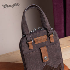Wrangler Fringe Western Mini Crossbody Bag