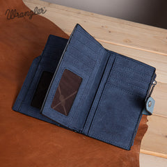 Wrangler "W" Stitch Two Tone Tote/Crossbody