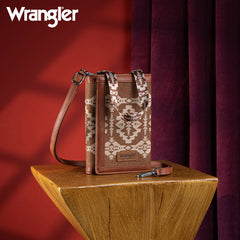 Wrangler Aztec Print Crossbody Phone Purse
