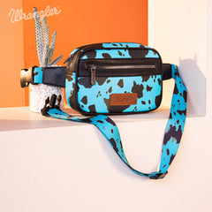 Wrangler Cow Print Belt Bag/Fanny Pack