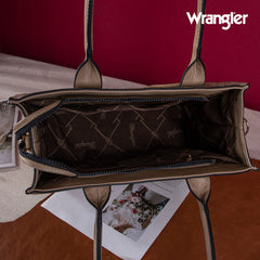 Wrangler Leopard Print Concealed Carry Tote