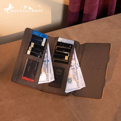 Montana West Embroidered Floral Cut-out Tote Bag