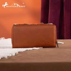 Montana West Embroidered Floral Cut-out Tote Bag